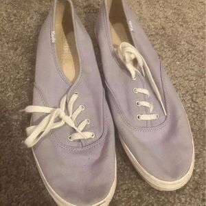 Keds Purple and White Canvas Sneakers